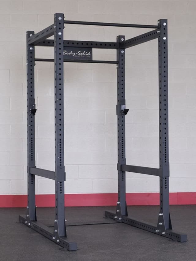 Body Solid Base Power Rack Cage Double Power Rack with Back SPR1000DBBACK - 310027