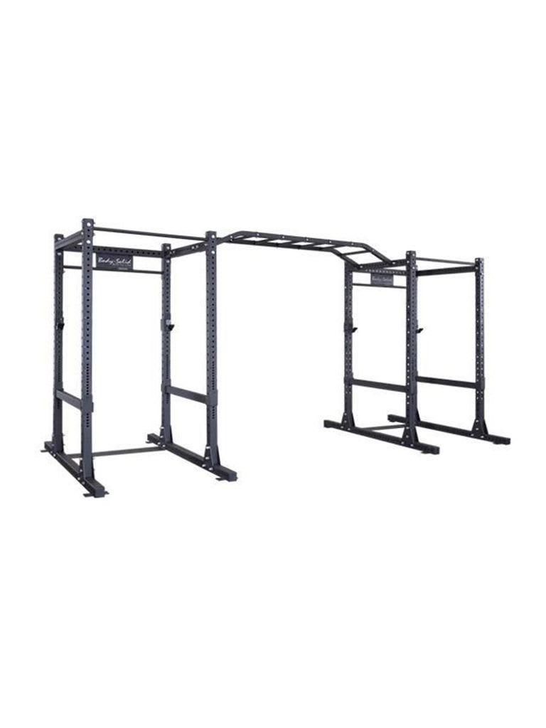 Body Solid Base Power Rack Cage Double Power Rack with Back SPR1000DBBACK