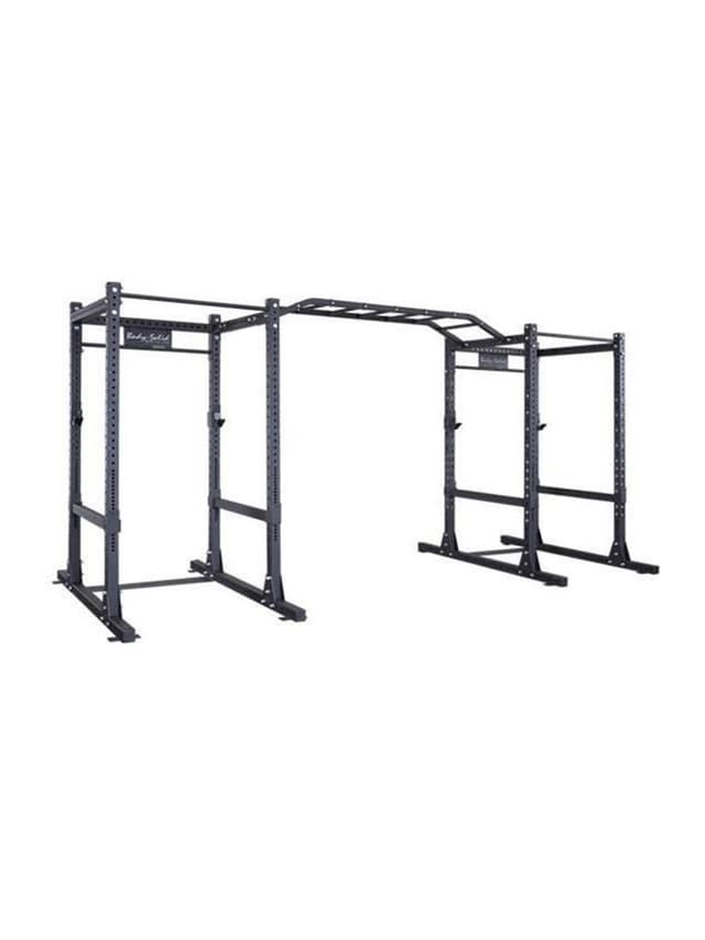 Body Solid Base Power Rack Cage Double Power Rack with Back SPR1000DBBACK - 717549