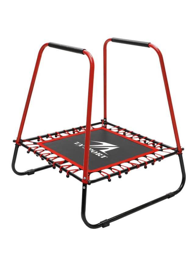 ترامبولين للاطفال 95 انش اسود واحمر تي اي سبورت TA Sport S Square Trampoline - 303078