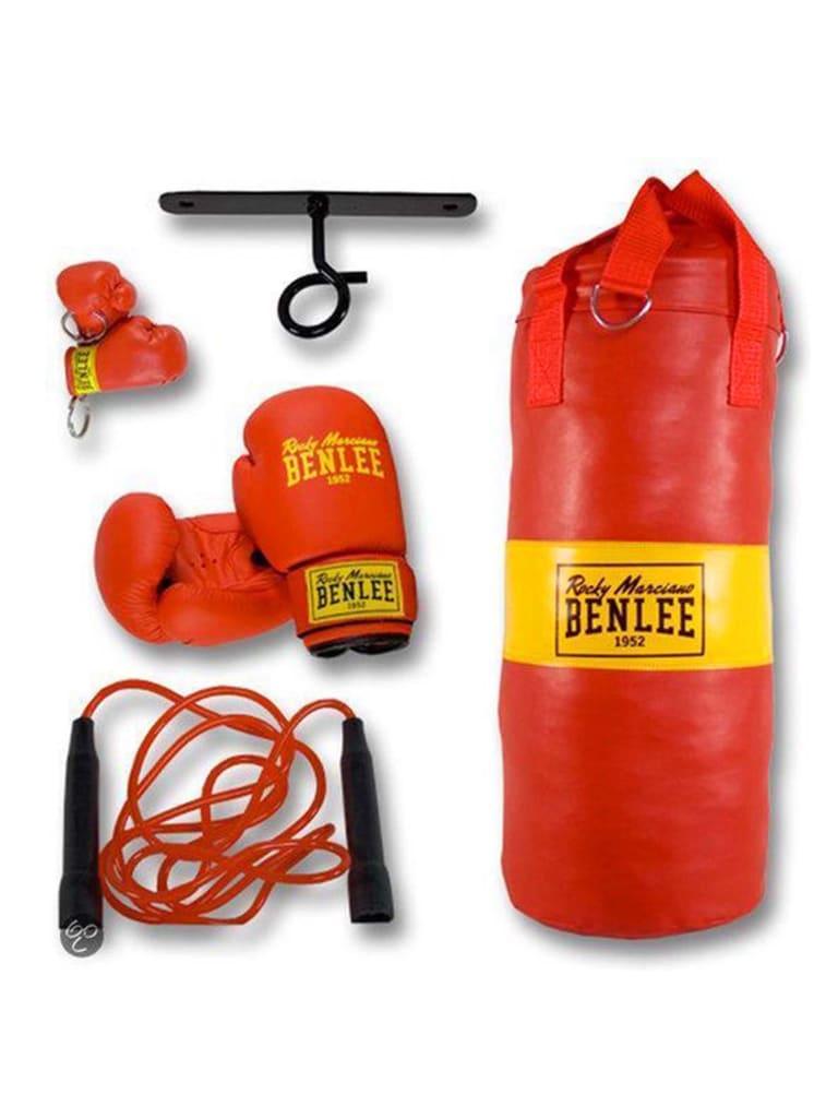 Benlee Boxing Bag Glove Set Punchy Red