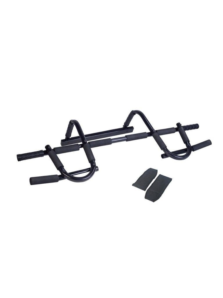 LiveUp Chin Up Bar | LS3153A Black Style With Arm Strap