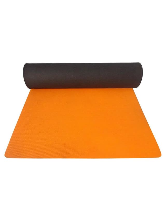 سجادة يوغا أصفر لايف أب LiveUp Double Color PVC Yoga Mat