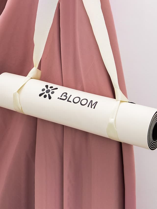 حصيرة يوغا 5 ملم ابيض لايف برو LivePro Bloom Yoga Mat - 313007