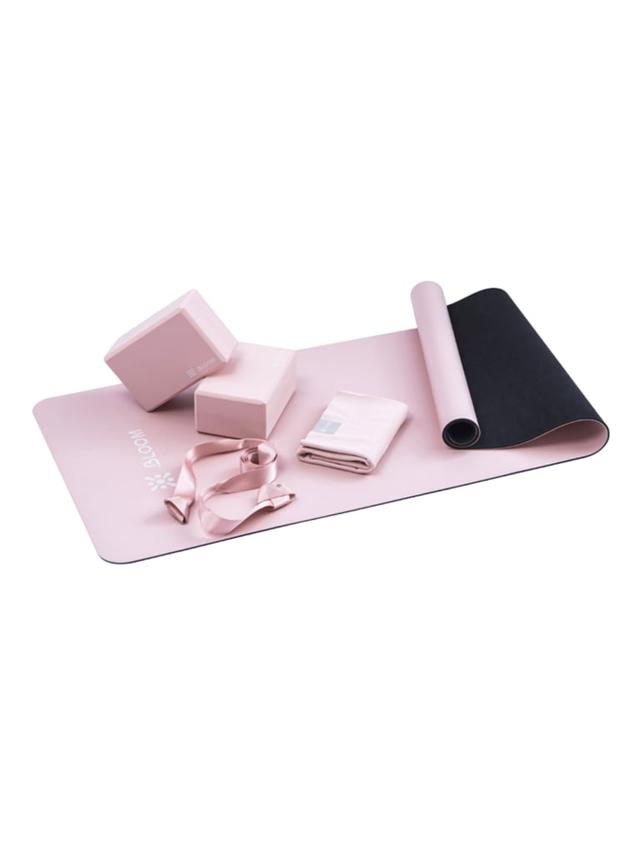 مستلزمات تمارين اليوغا زهري لايف برو LivePro Bloom Yoga Training Set Color Pink - SW1hZ2U6MTU0NzIzNw==