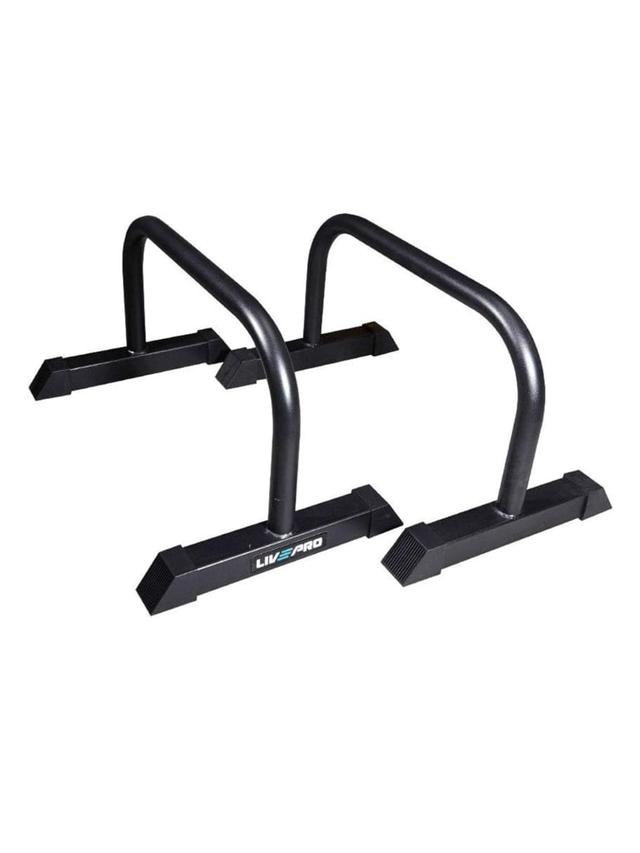 LivePro Parallettes Black | 63 x 33 x 36.5 cm - SW1hZ2U6MTUyNTQzNw==