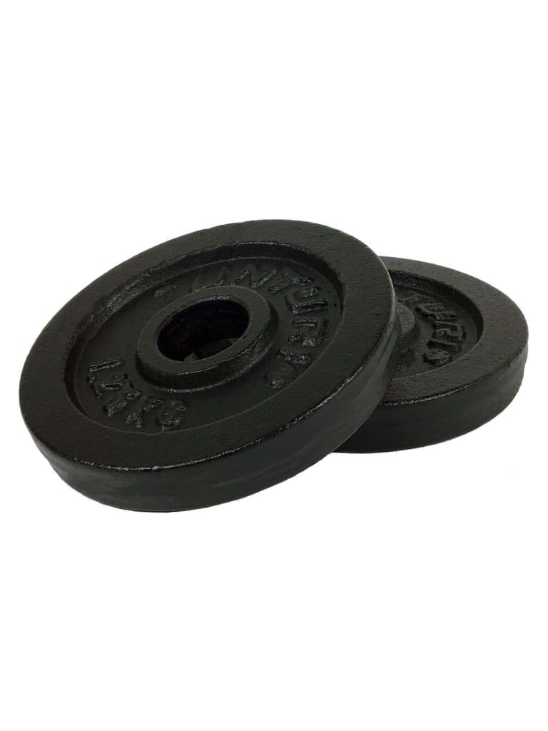 Tunturi Plates Black - Pair Weight 1.25 Kg