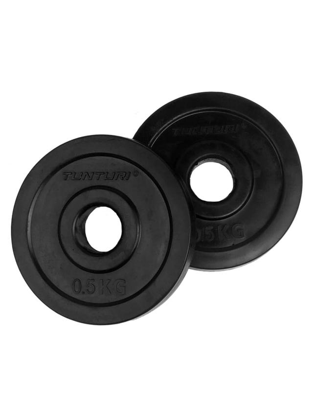 Tunturi Rubber Plates - Pair Weight 0.5 Kg - SW1hZ2U6MTU0ODk4Mw==