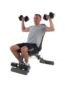 دنابل حديد مع بار حديد 20 كغ Tunturi Dumbbellset with Bar Screw