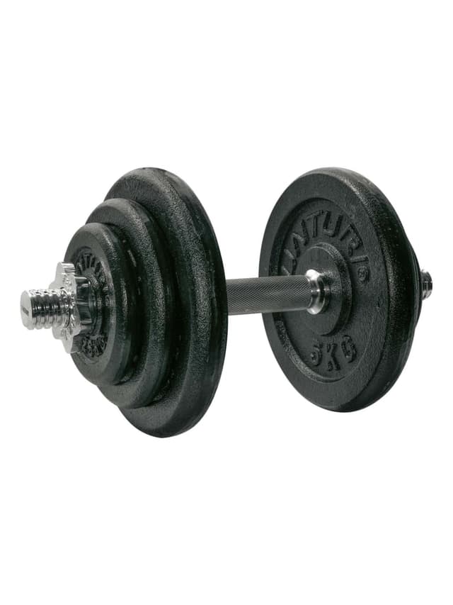 دنابل حديد مع بار حديد 20 كغ Tunturi Dumbbellset with Bar Screw