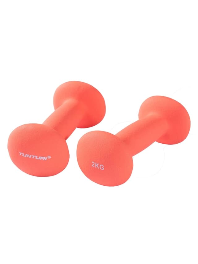 دامبل 2×2 كجم برتقالي تونتوري Tunturi Neopreen Dumbbells Weight - 719039