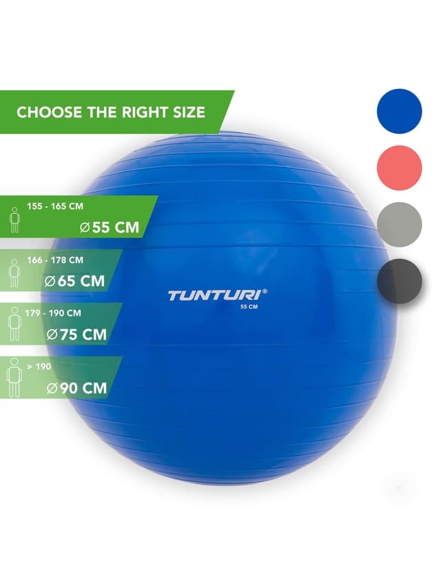 Tunturi Gymball Color BlueSize 55 cm - SW1hZ2U6MTU0MjA2Ng==