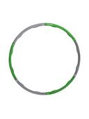 لعبة هيلا هوب 1.8 كجم قابلة للفك والتعديل أخضر تونتوري Tunturi Hula Hoop