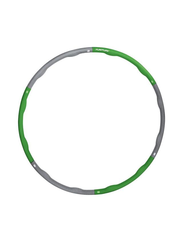 لعبة هيلا هوب 1.8 كجم قابلة للفك والتعديل أخضر تونتوري Tunturi Hula Hoop