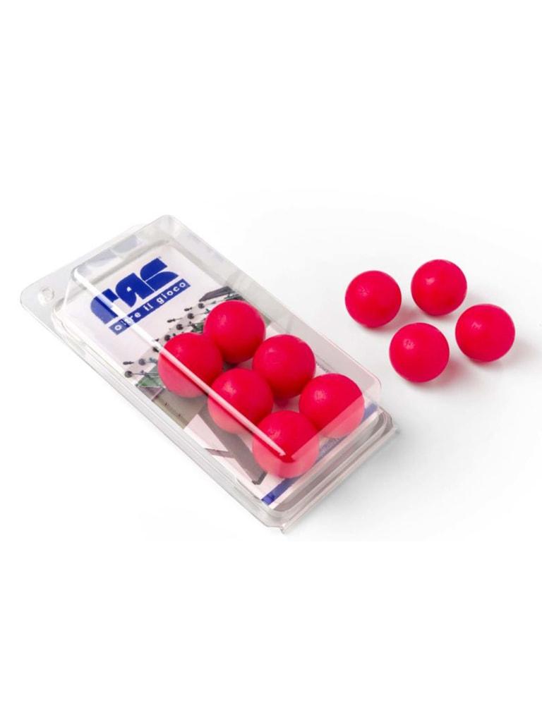 مجموعة كرات بلياردو صغيرة الحجم عدد 10 من فاس FAS Blister Coloured Football Balls Fuchsia - Pkt of 10 Pcs