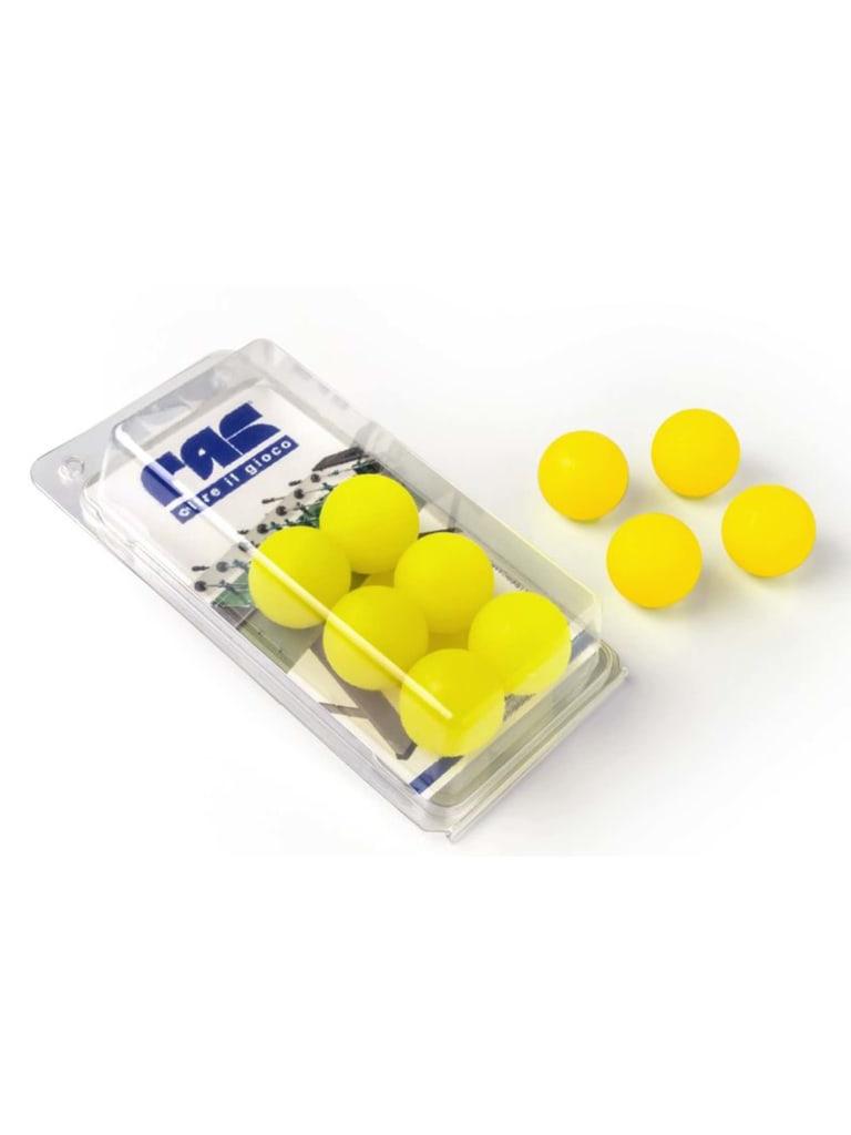 كرات كرة قدم أصفر عبوة من 10 قطع فاس FAS Blister Coloured Football Balls Yellow  Pkt of 10 Pcs