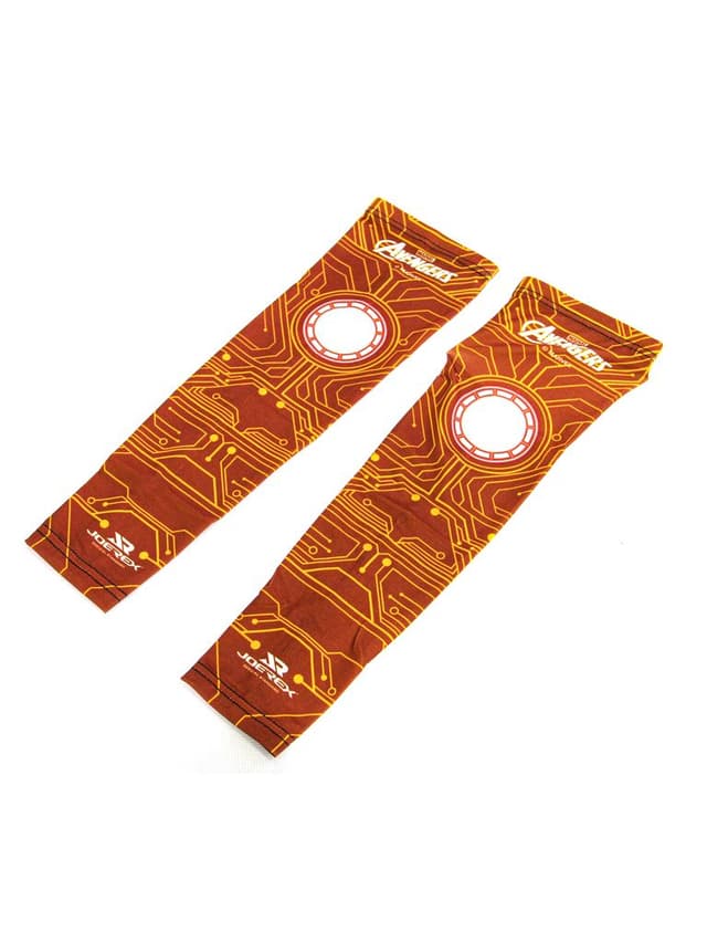 اكمام للذراع قياس كبير نقشة ايرون مان جويريكس Joerex Iron Man Arm Sleeve L JMKA19015-I