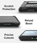 كفر جوال ون بلس 10 برو 5 جي مقاوم للصدمات فيوجن اكس من رينجكي لون أسود Ringke Fusion X Compatible with OnePlus 10 Pro 5G Case