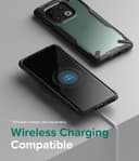 كفر جوال ون بلس 10 برو 5 جي مقاوم للصدمات فيوجن اكس من رينجكي لون أسود Ringke Fusion X Compatible with OnePlus 10 Pro 5G Case