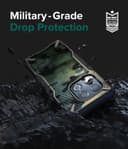 كفر جوال ون بلس 10 برو 5 جي مقاوم للصدمات فيوجن اكس من رينجكي لون أسود Ringke Fusion X Compatible with OnePlus 10 Pro 5G Case