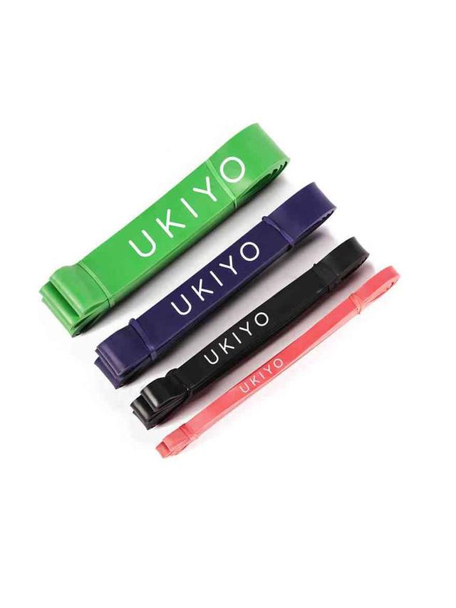 حبل مقاومة مطاط مرن اخضر كبير اوكيو Ukiyo Elastic Bands