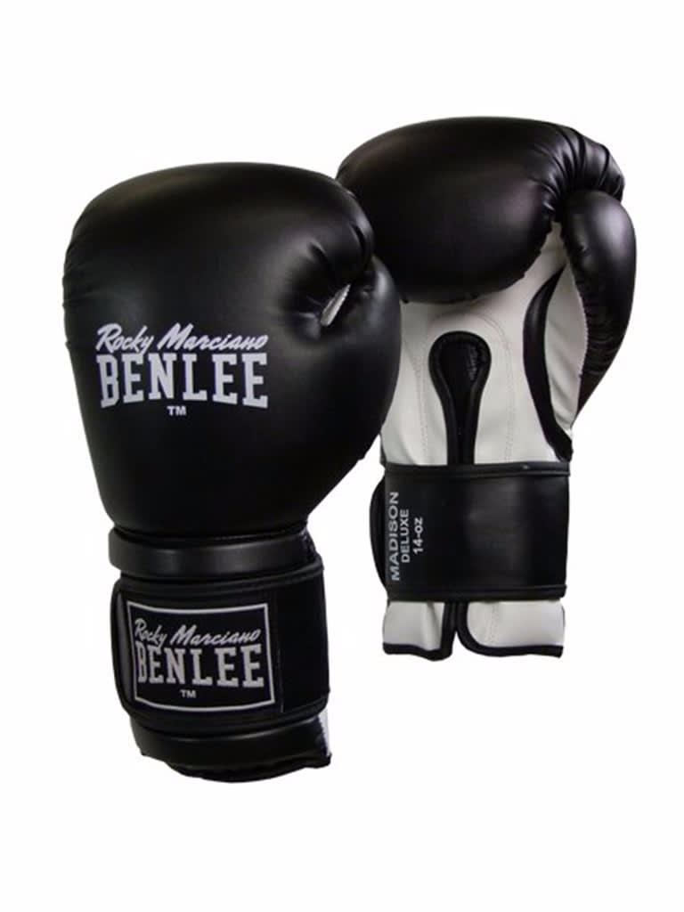 Benlee Madison Leather Boxing Glove Color BlackSize 14 Oz