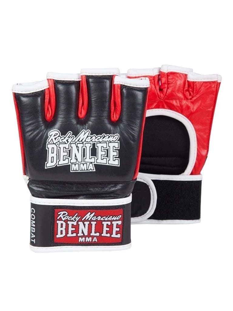 كفوف ملاكمة جلد لون احمر XL من بينلي Benlee Leather MMA Combat Glove Color BlackSize XL