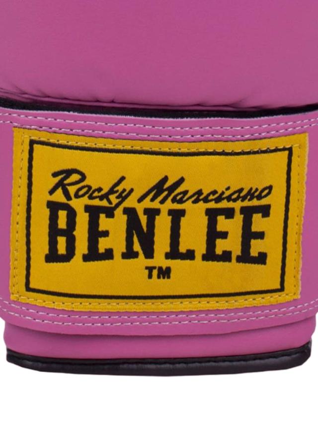 Benlee Rodney Artificial Leather Boxing Gloves Color Pink/WhiteSize 10 Oz - SW1hZ2U6MTU0NTYyNg==