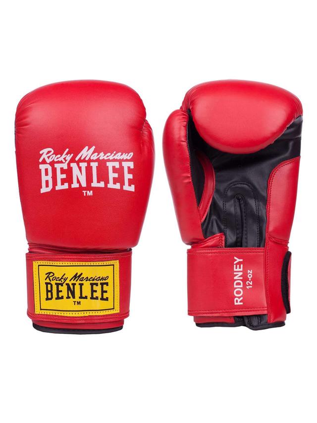 Benlee Rodney Artificial Leather Boxing Gloves Color Red/BlackSize 10 Oz - SW1hZ2U6MTUyMzExOA==