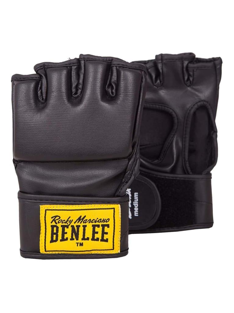 قفازات ملاكمة جلد اسود M من بينلي Benlee Artificial Leather MMA Glove