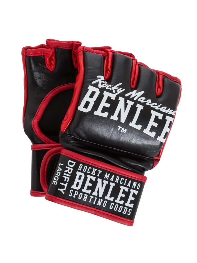 كفوف ملاكمة جلد لون اسود S من بينلي Benlee Leather MMA Gloves Drifty