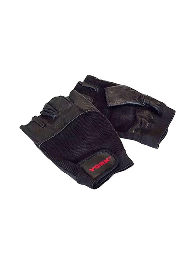 York Fitness Deluxe Leather Workout Glove Size S