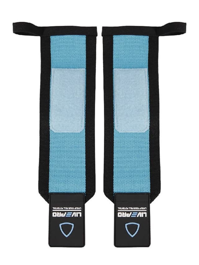 احزمة رفع اثقال 33*8 سم اسود ازرق لايف برو LivePro Lifting Straps 33*8 cm LP8090 | Black/Blue