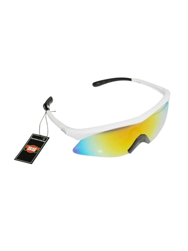 SS Cricket Sunglasses Prime Rainbow White Frame