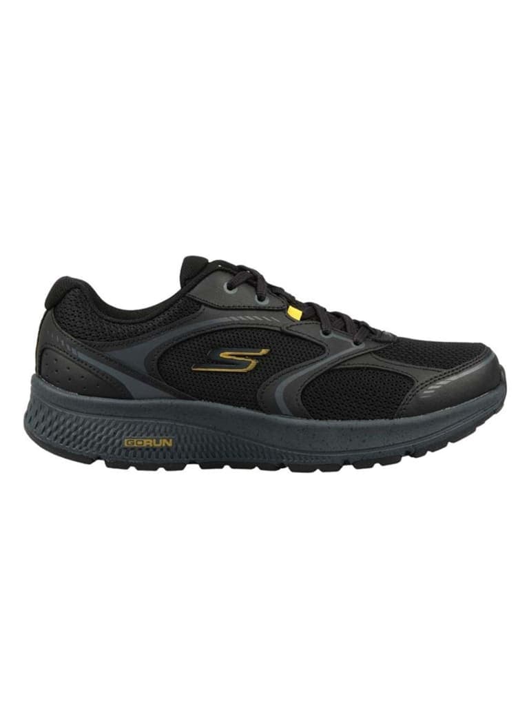 حذاء ركض للرجال جو رن النوع الثابت مقاس 44 بلون اسود واصفر من سكيتشرز Skechers GO RUN Consistent Specie Men's Running Shoes|Black/Yellow Size EU 44