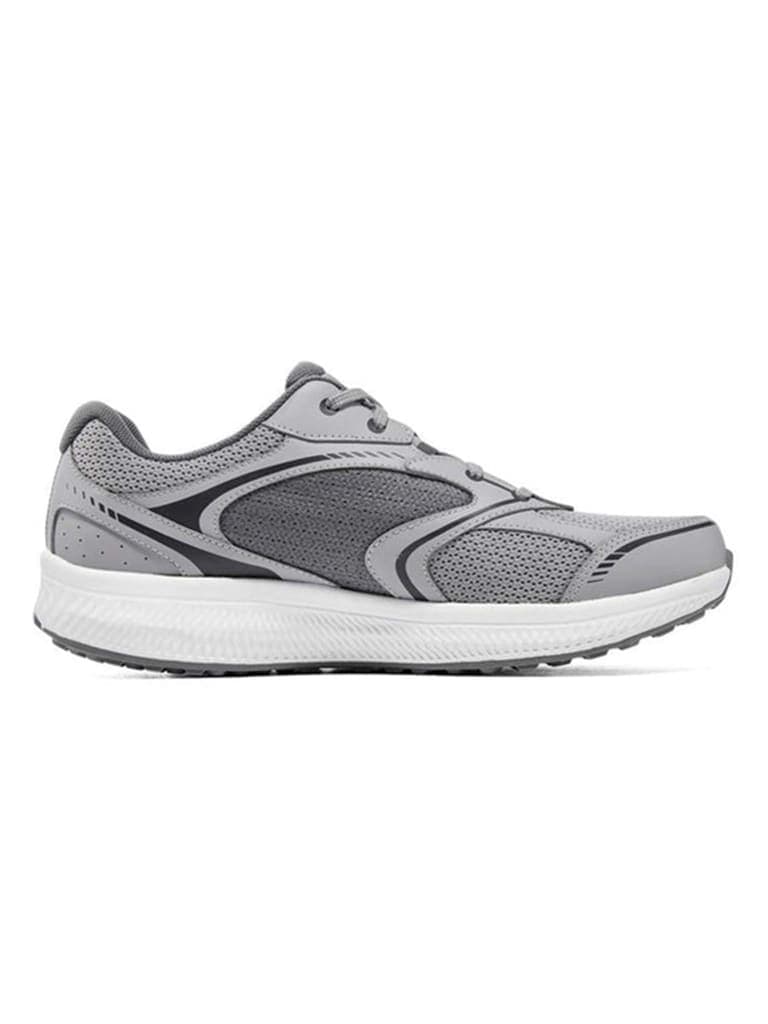 حذاء ركض للرجال جو رن النوع الثابت مقاس 44 بلون رمادي وابيض من سكيتشرز Skechers GO RUN Consistent Men's Running Shoes|Gray/White Size EU 44.