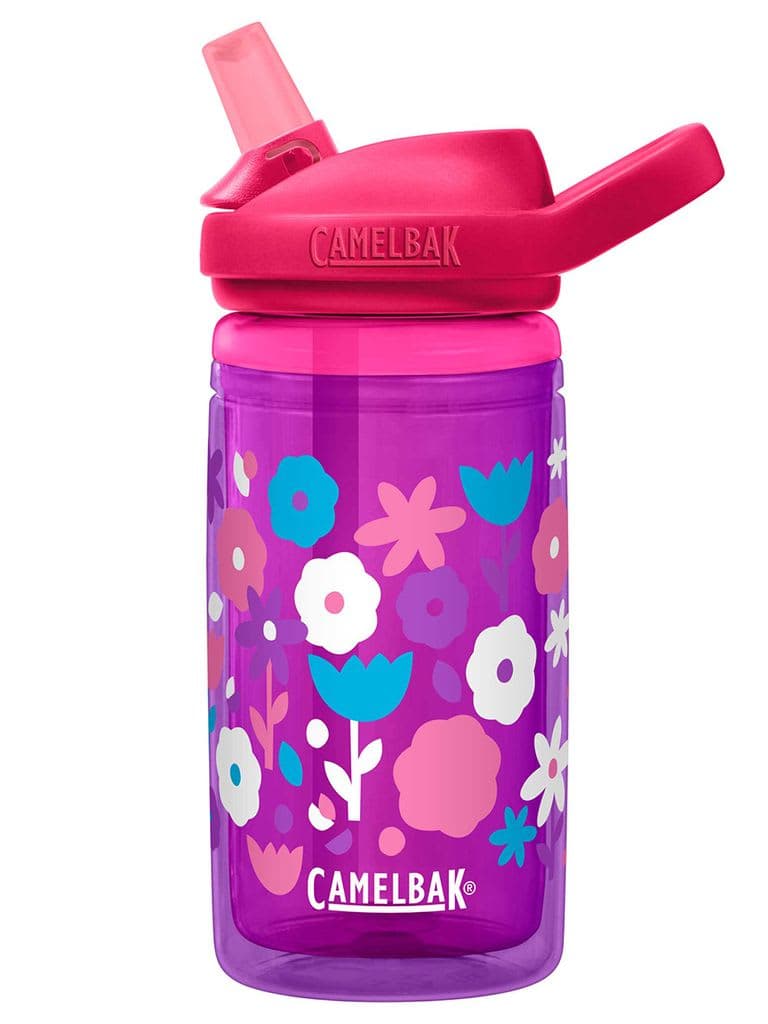 مطارة ماء اطفال عازلة للحرارة 400 ملل بتصميم ورود من كيملباك Camelbak Eddy+ Kids Insulated Bottle Color Flower PowerVolume 400 ml