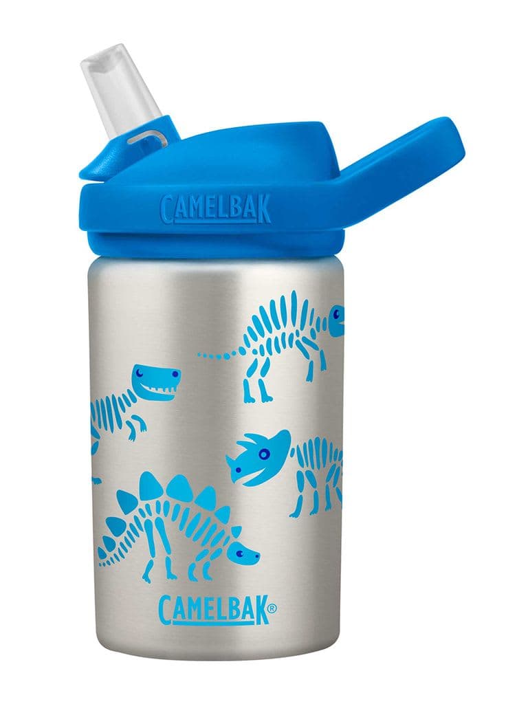 مطارة ماء للأطفال بتصميم عظام الديناصورات 400 مل من كاميلباك Camelbak Eddy+ Kids Bottle Color Dino BonesVolume