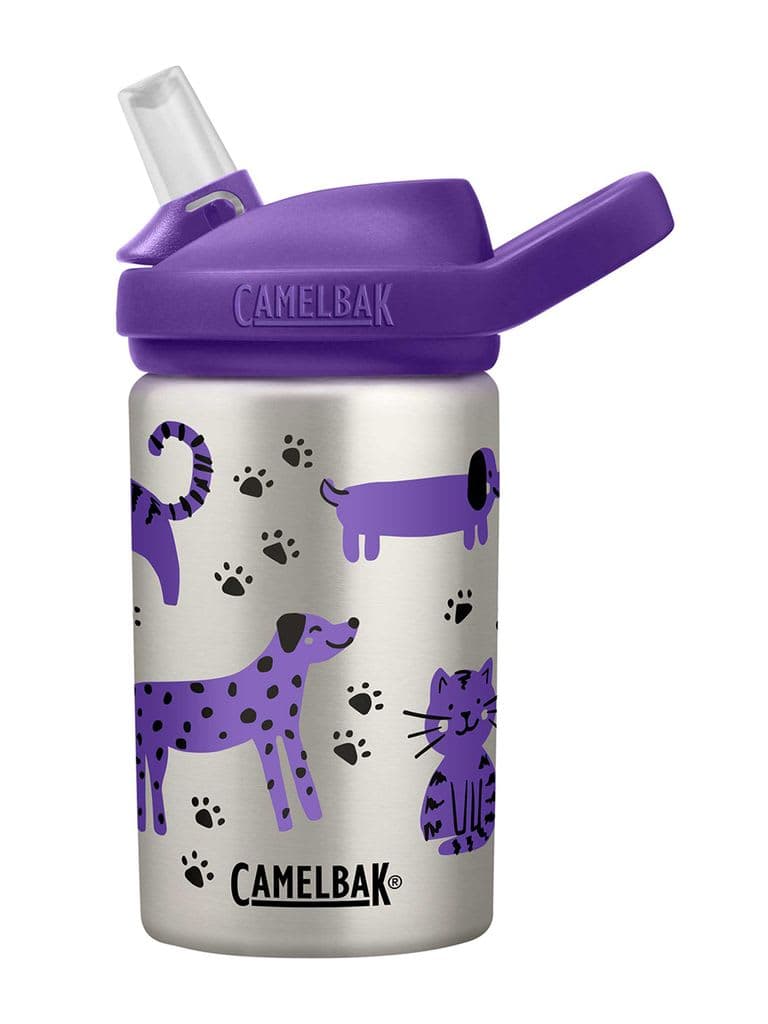 مطارة ماء للأطفال بتصميم القطط والكلاب 400 مل من كاميلباك Camelbak Eddy+ Kids Bottle Color Cats & DogsVolume