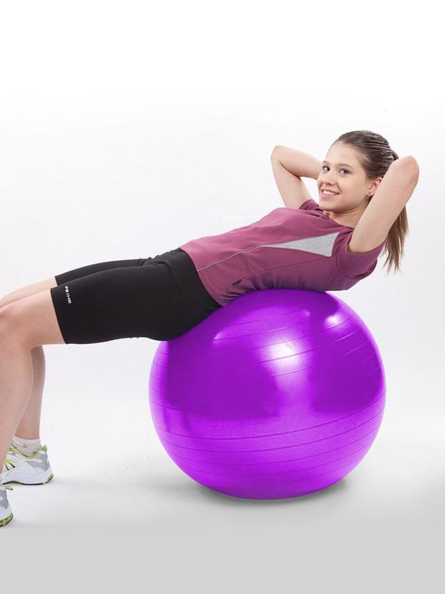 كرة تمارين رياضية مضادة الانفجار 55 سم لايف أب  LiveUp Anti Burst Gym Ball LS3222 Size 55 cm - SW1hZ2U6MTU0MjgyOA==