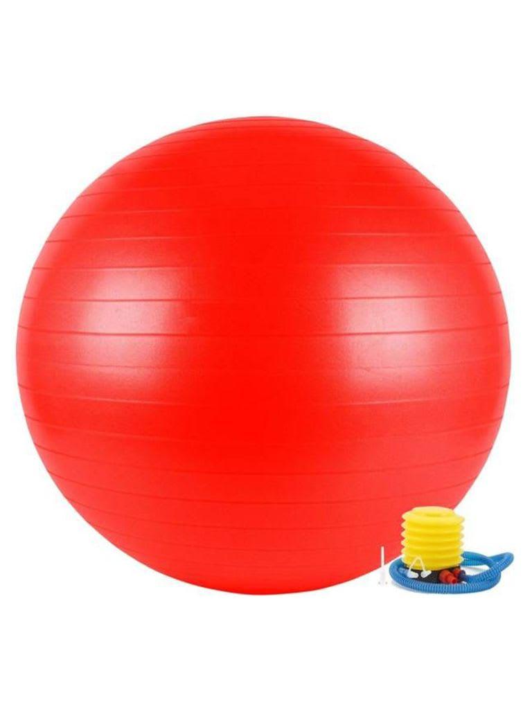 كرة التمارين مضادة للانفجار 65 سم أحمر يورك فيتنيس York Fitness Anti-Burst Gym Ball