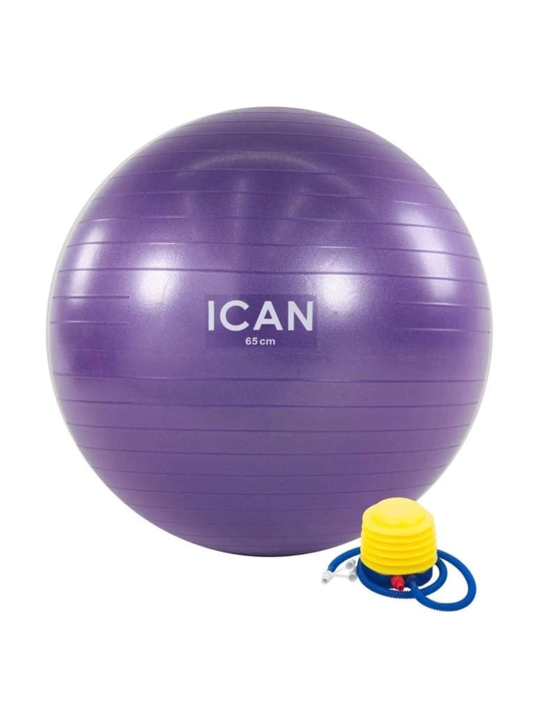 ICAN Anti-Burst Gym Ball Color Purple
Size 65 cm