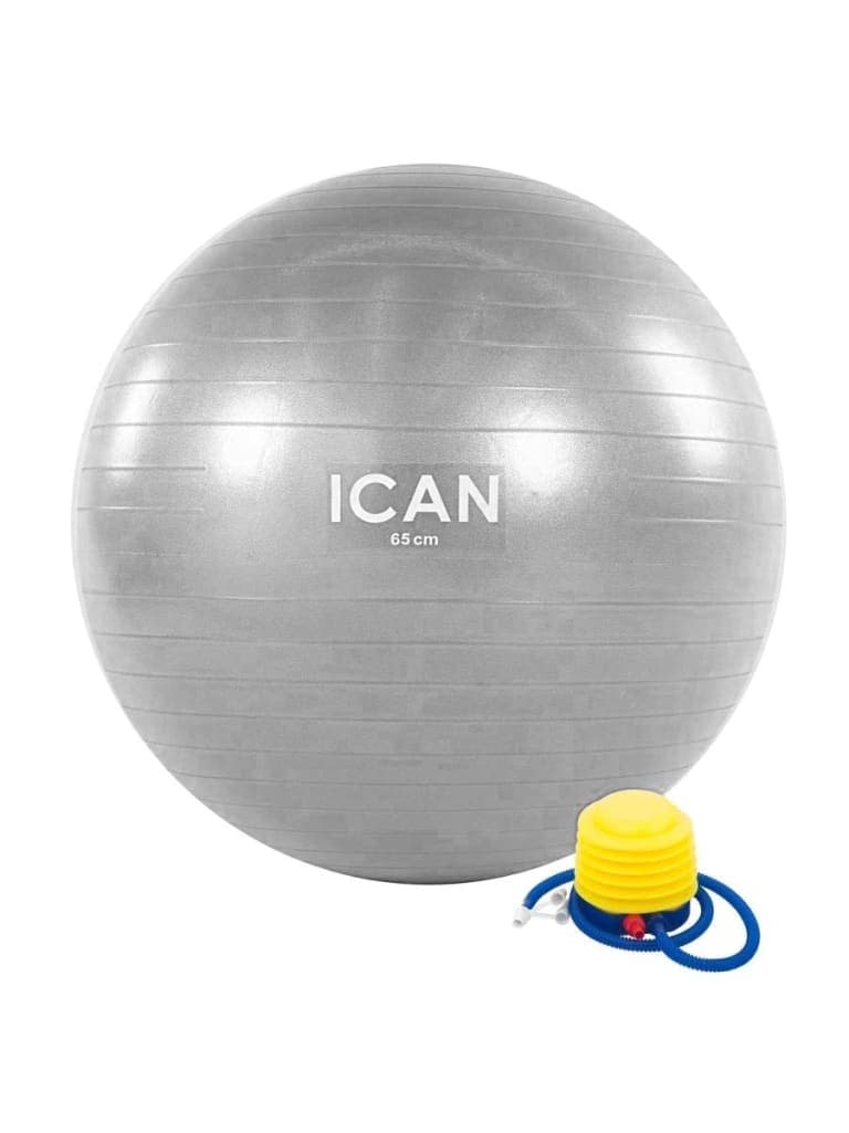 ICAN Anti-Burst Gym Ball Color White
Size 65 cm