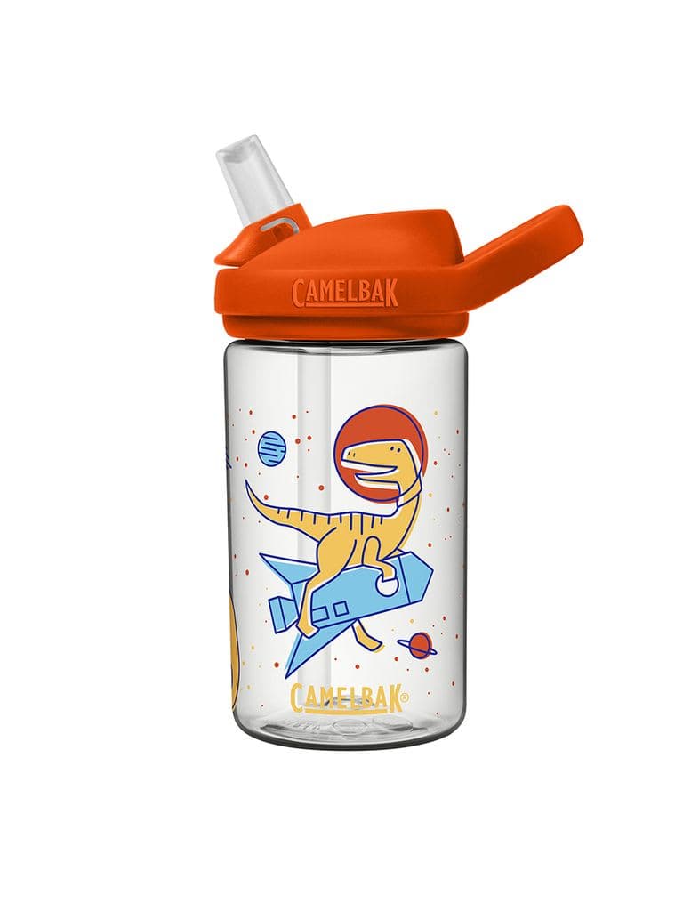 مطارة ماء للأطفال 400 ملل خامة صديقة للبيئة من كاميلباك  Camelbak Eddy+ Kids Bottle Color Space DinosVolume 400 ml