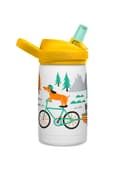 مطاره مياه للاطفال معزولة بالفراغ بحجم 12 اونصة مع رسم كلاب ودراجات من كاملباكCamelbak Eddy+ Kids SST Vacuum Insulated Water Bottle Color Biking DogsQuantity 12oz
