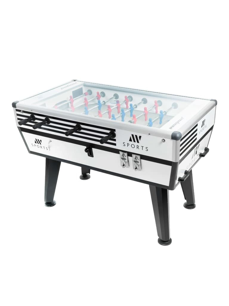 ADW Sports Waterproof Model Foosball Table Color White