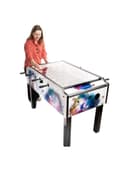 طاولة فرفيرة احترافية ضد الماء اي دي دبليو ADW Sports Hobby Model Glass Covered Foosball Table - 309541