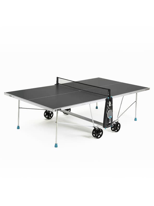 طاولة تنس الطاولة بينغ بونغ خارجية 100X باللون الرمادي من كورنيللو Cornilleau - Cornilleau 100X Sport Outdoor Table Tennis Table Color Grey - 703598