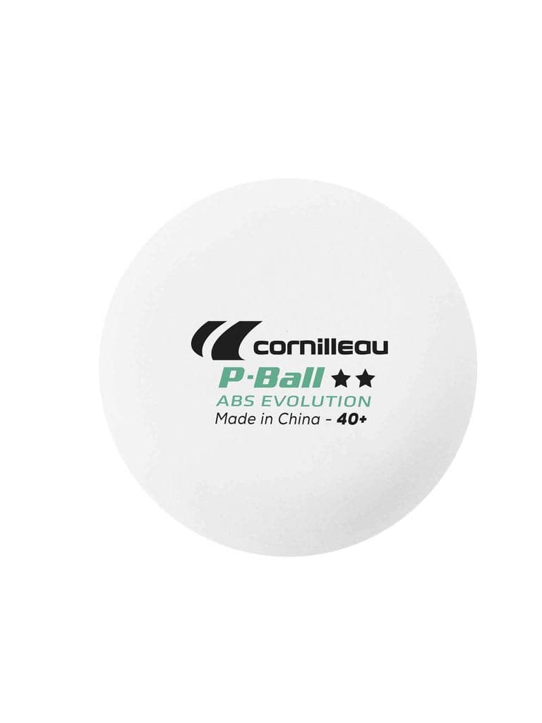 كرات طاولة تنس عبوة من 6 قطع كورنيليو بي Cornilleau P Ball Balls Abs Evolution 2 Stars 6Pcs