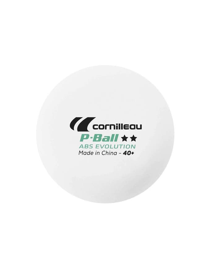 كرات طاولة تنس عبوة من 6 قطع كورنيليو بي Cornilleau P Ball Balls Abs Evolution 2 Stars 6Pcs - 704540